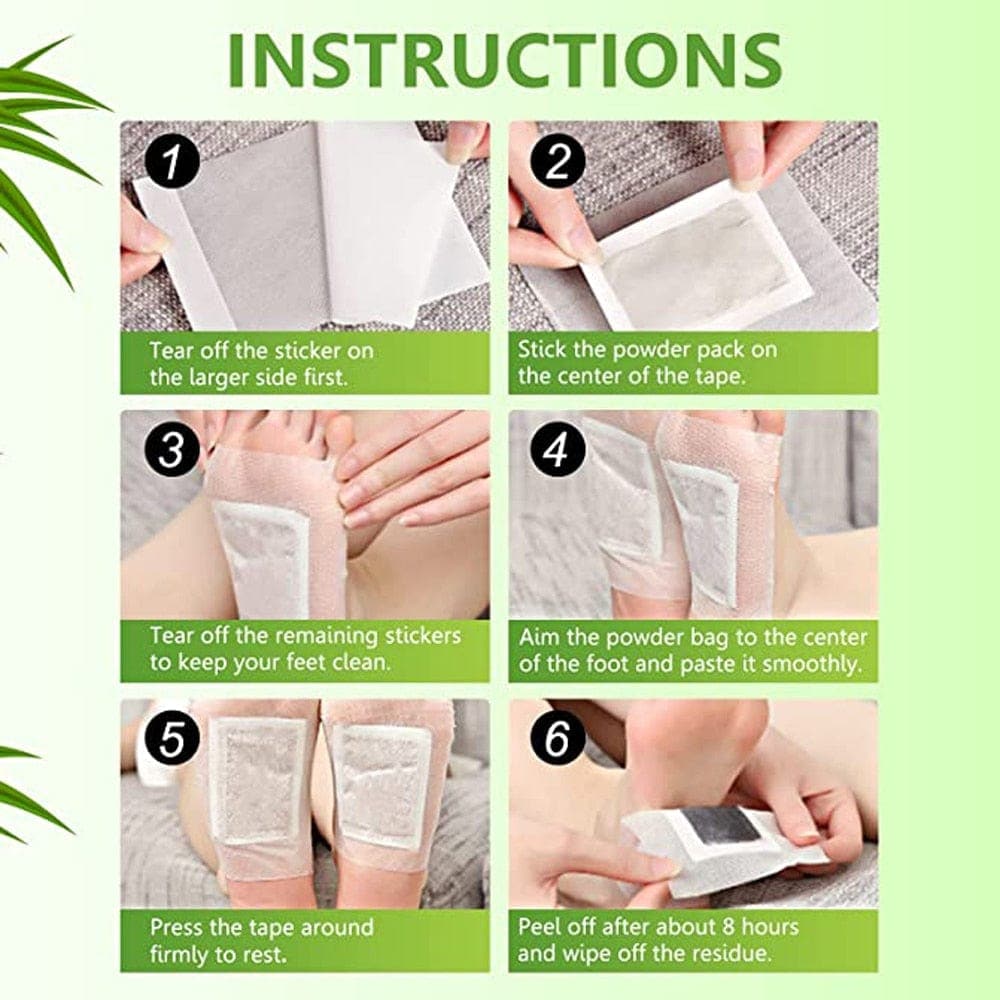DETOX FOOT PATCHES - Bomstore