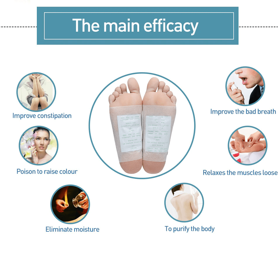 DETOX FOOT PATCHES - Bomstore
