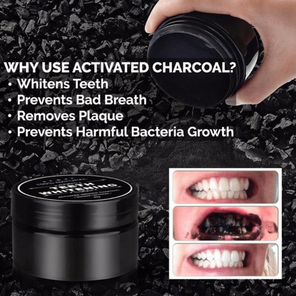 TEETH WHITENING CHARCOAL POWDER - Bomstore