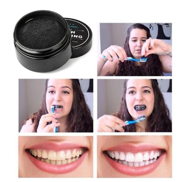 TEETH WHITENING CHARCOAL POWDER - Bomstore