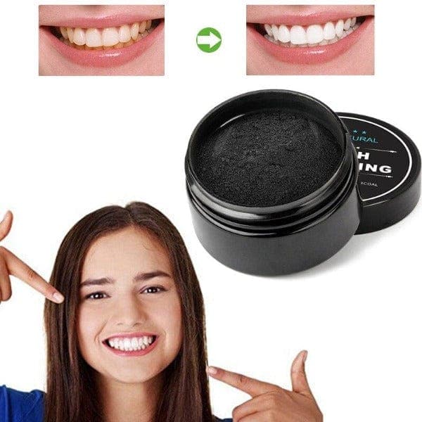 TEETH WHITENING CHARCOAL POWDER - Bomstore